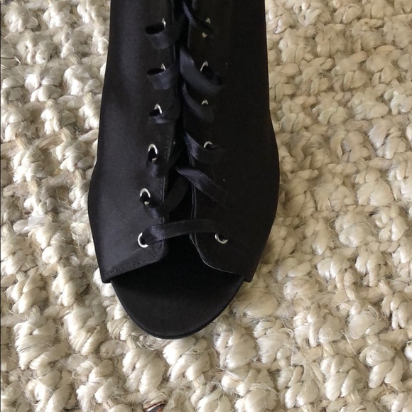 Black Lace-Up Boots | size 7 - Picture 5 of 7
